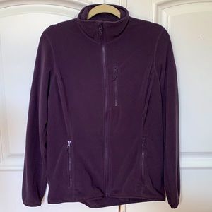 Helly Hansen Zip Up Fleece - 3 pockets, - Deep Plum - Size Large
